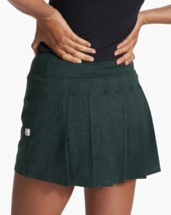 Halo Performance Skirt | Grass Heather -Chic Warp Sales VW3006HGR FA23 W ECOMM SKIRTS DETAIL 8
