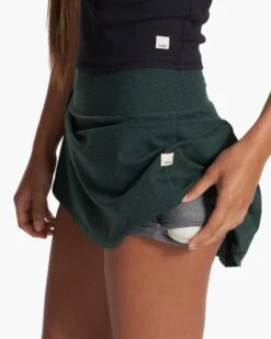 Halo Performance Skirt | Grass Heather -Chic Warp Sales VW3006HGR FA23 W ECOMM SKIRTS DETAIL 9