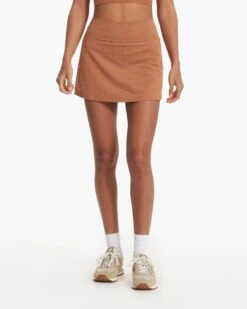 Halo Performance Skirt | Palo Santo Heather -Chic Warp Sales VW3006HPS SP23 W ECOMM SKIRTS BOTTOM 1037 1x1 701767c7 669d 47c7 82c6 9ab61b73c788