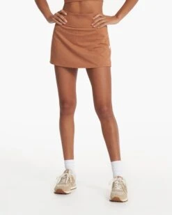 Halo Performance Skirt | Palo Santo Heather -Chic Warp Sales VW3006HPS SP23 W ECOMM SKIRTS BOTTOM 1067 1x1 96d28dc4 9d95 451b 98c5 0c494c3a237c