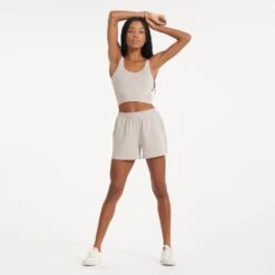 Boyfriend Short | Oyster Heather -Chic Warp Sales VW3007HOY 0439