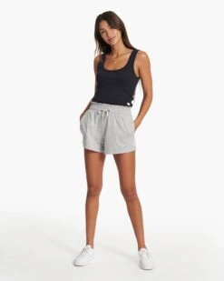 Halo Boxy Short | Pale Grey Heather -Chic Warp Sales VW3013PHG SP23 W ECOMM SHORTS BOTTOM 1381 1x1 cd5db4b1 57d9 45e1 b8fa 626f1a8fdbbe