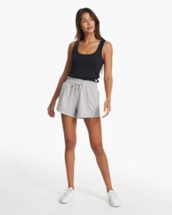 Halo Boxy Short | Pale Grey Heather -Chic Warp Sales VW3013PHG SP23 W ECOMM SHORTS FULL 1310 1x1 bf691810 90db 4a72 80e5 27b46963f3e1