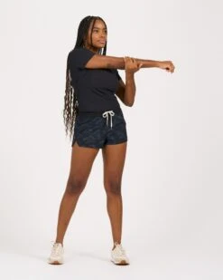 Clementine Short | Black Watercolor Camo -Chic Warp Sales VW304BWC 4