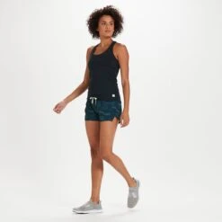 Clementine Short | Indigo Watercolor Camo -Chic Warp Sales VW304IWC 4