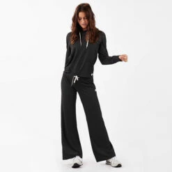 Sequoia Lounge Pant | Black Heather -Chic Warp Sales VW321HBK 2