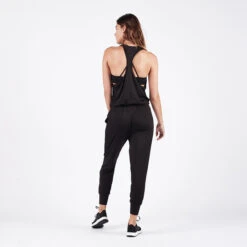Luna Jumpsuit | Black -Chic Warp Sales VW340BLK 3