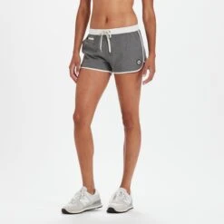 Tavi Short | Grey Linen Texture