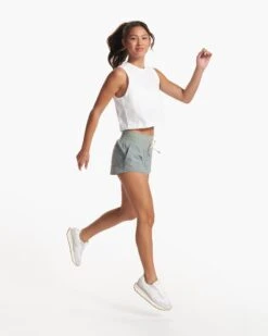 Seabreeze Short | Fern -Chic Warp Sales VW370FRN FA23 W ECOMM SHORTS FULL 4