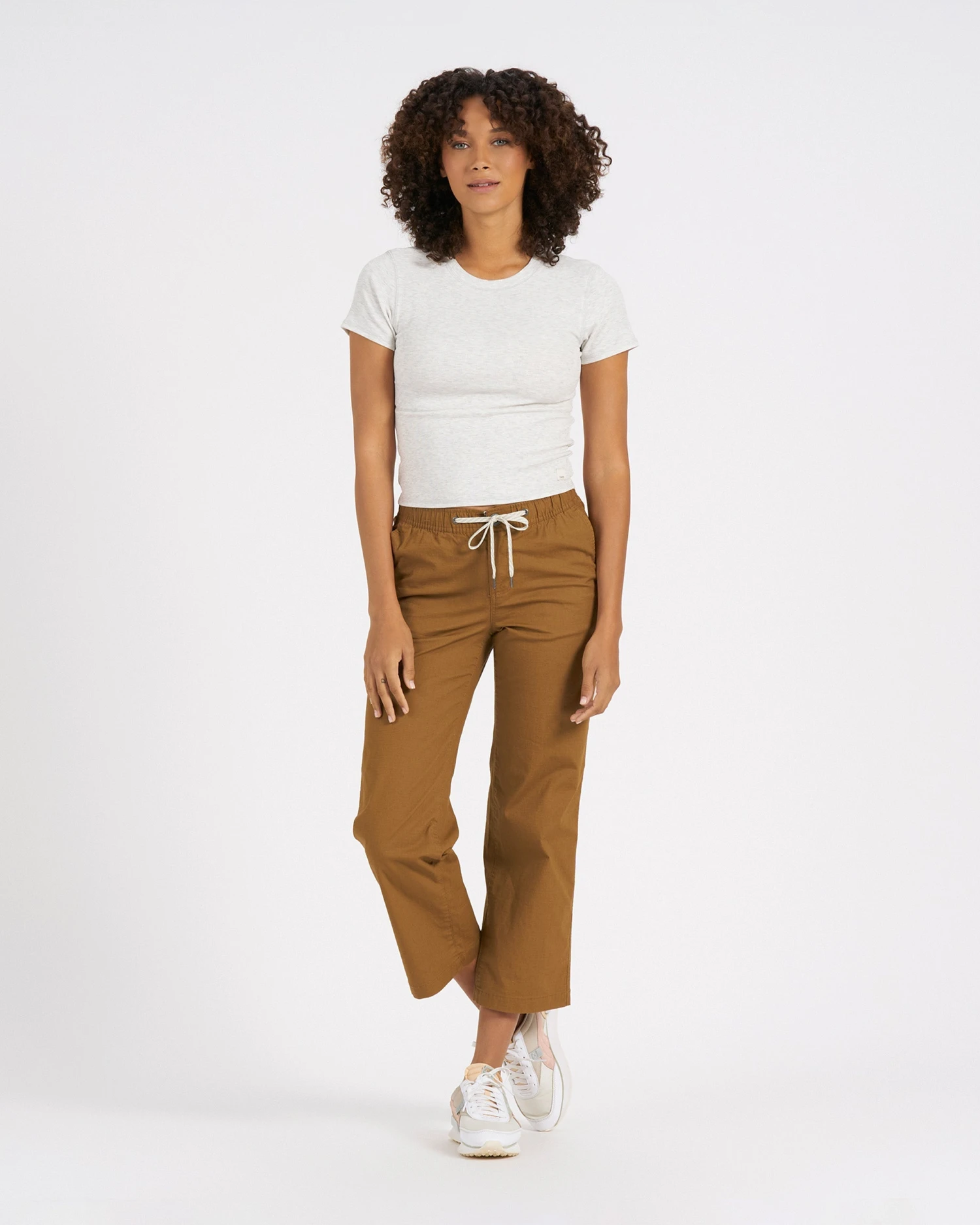 Pose Fitted Tee | White Heather 8 Pose Fitted Tee | White Heather - Image 6