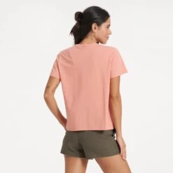 Feather Tee | Light Cinnamon 8 Feather Tee | Light Cinnamon -Chic Warp Sales VW385DOR 2988