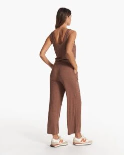 Falls Jumpsuit | Almond Heather -Chic Warp Sales VW4004HAD FA23 W ECOMM PANTS BACK BOTTOMS 4 4961989a 6a42 4aca 92e9 78332d21dfd5