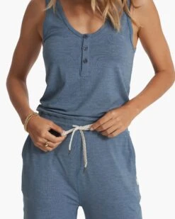 Falls Jumpsuit | Light Azure Heather 11 Falls Jumpsuit | Light Azure Heather -Chic Warp Sales VW4004HLZ SP23 W ECOMM PANTS 0350 1x1 b921551f 73c3 45fd 8b16 8e9ba4251480