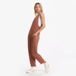 Breezy Jumpsuit | Copper Heather -Chic Warp Sales VW4006HCO 4658