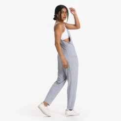 Breezy Jumpsuit | Pale Grey Heather