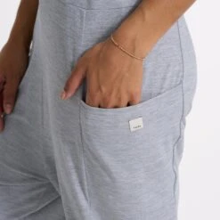 Breezy Jumpsuit | Pale Grey Heather -Chic Warp Sales VW4006PHG 4645