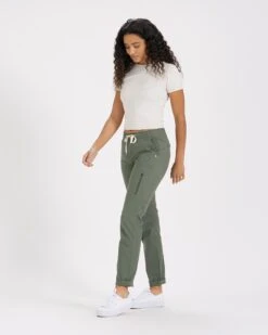 Womens Ripstop Pant - Long | Army -Chic Warp Sales VW401 LARM 4