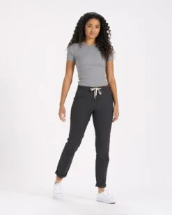 Womens Ripstop Pant - Long | Charcoal -Chic Warp Sales VW401 LCCL 5