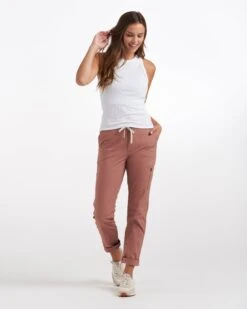 Womens Ripstop Pant - Long | Light Terracotta -Chic Warp Sales VW401 LLTT 1345