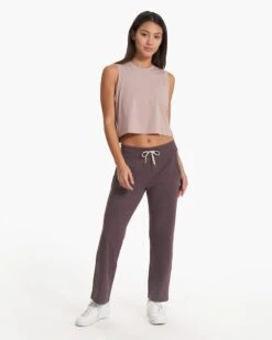 Halo Straight Leg | Smoked Plum Heather -Chic Warp Sales VW4017SPH SP23 W ECOMM PANTS FULL 1885 1x1 47664160 0f04 44cc ab5b c08bff57af21