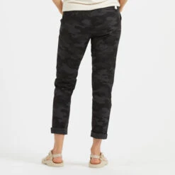 Womens Ripstop Pant | Black Camo -Chic Warp Sales VW401BCM 3