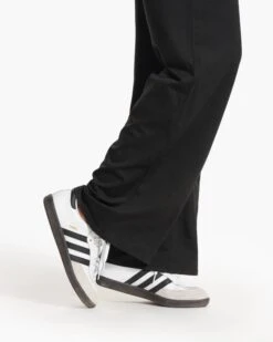 Halo Essential Wideleg - Long | Black Heather -Chic Warp Sales VW4023 LHBK FA23 W ECOMM PANTS DETAIL 6