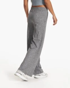 Halo Essential Wideleg | Heather Grey -Chic Warp Sales VW4023HTG FA23 W ECOMM PANTS BACK BOTTOMS 5