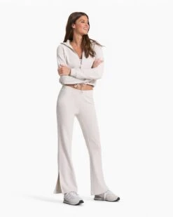 Sedona Wideleg Sweatpant | Salt -Chic Warp Sales VW4044SAL FA22 W ECOMM FULL 7878 FULL
