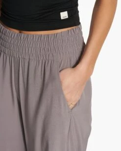 Villa Wideleg | Smoke -Chic Warp Sales VW4047SMK FA23 W ECOMM PANTS DETAIL 9