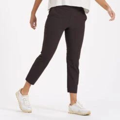 Miles Ankle Pant | Dark Cherry
