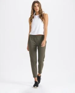 Miles Ankle Pant | Oregano -Chic Warp Sales VW404ORE 3copy