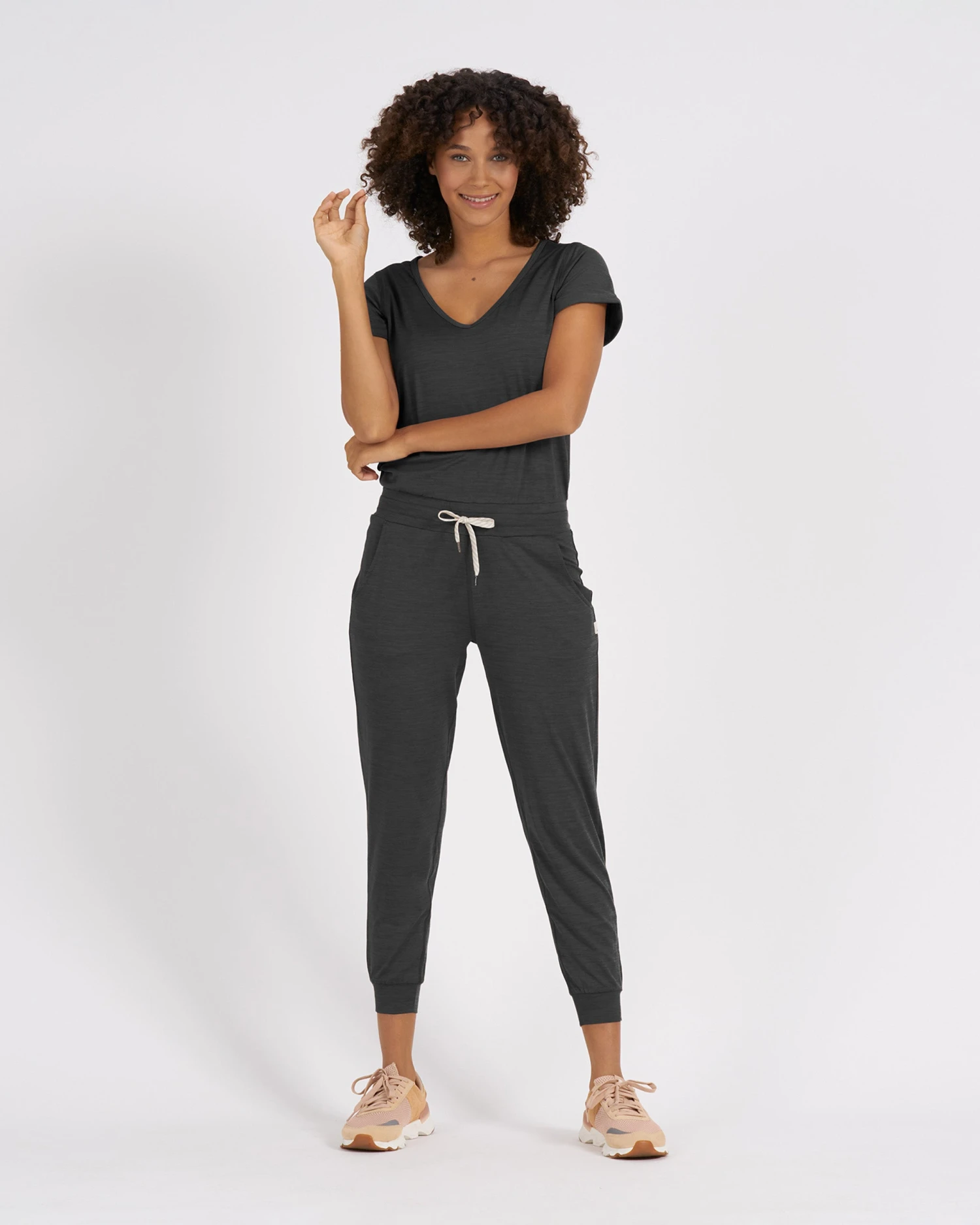All Day Jumpsuit | Charcoal Heather 3 All Day Jumpsuit | Charcoal Heather