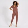 All Day Jumpsuit | Terracotta Heather -Chic Warp Sales VW424HTE 1