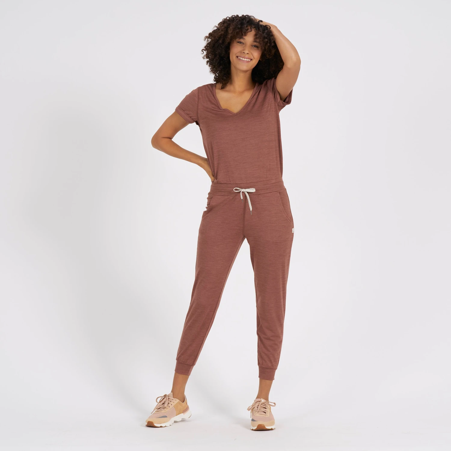 All Day Jumpsuit | Terracotta Heather 3 All Day Jumpsuit | Terracotta Heather
