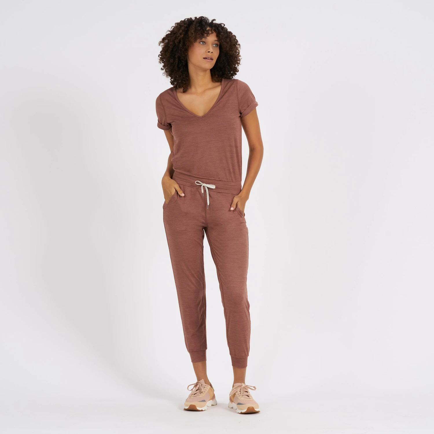All Day Jumpsuit | Terracotta Heather 4 All Day Jumpsuit | Terracotta Heather - Image 2