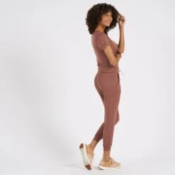 All Day Jumpsuit | Terracotta Heather 10 All Day Jumpsuit | Terracotta Heather -Chic Warp Sales VW424HTE 4