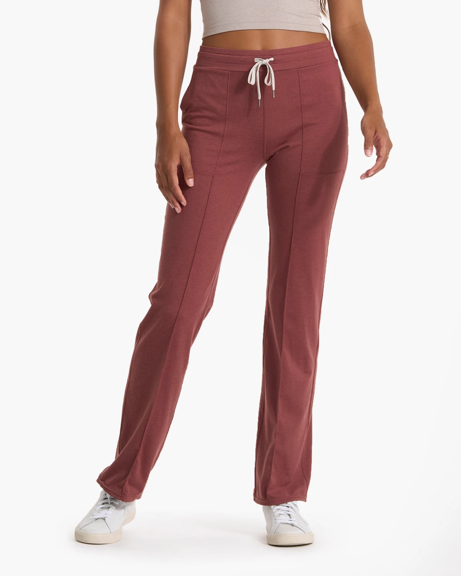 Halo Wide Leg Flare Pant | Rosewood Heather 4 Halo Wide Leg Flare Pant | Rosewood Heather - Image 2