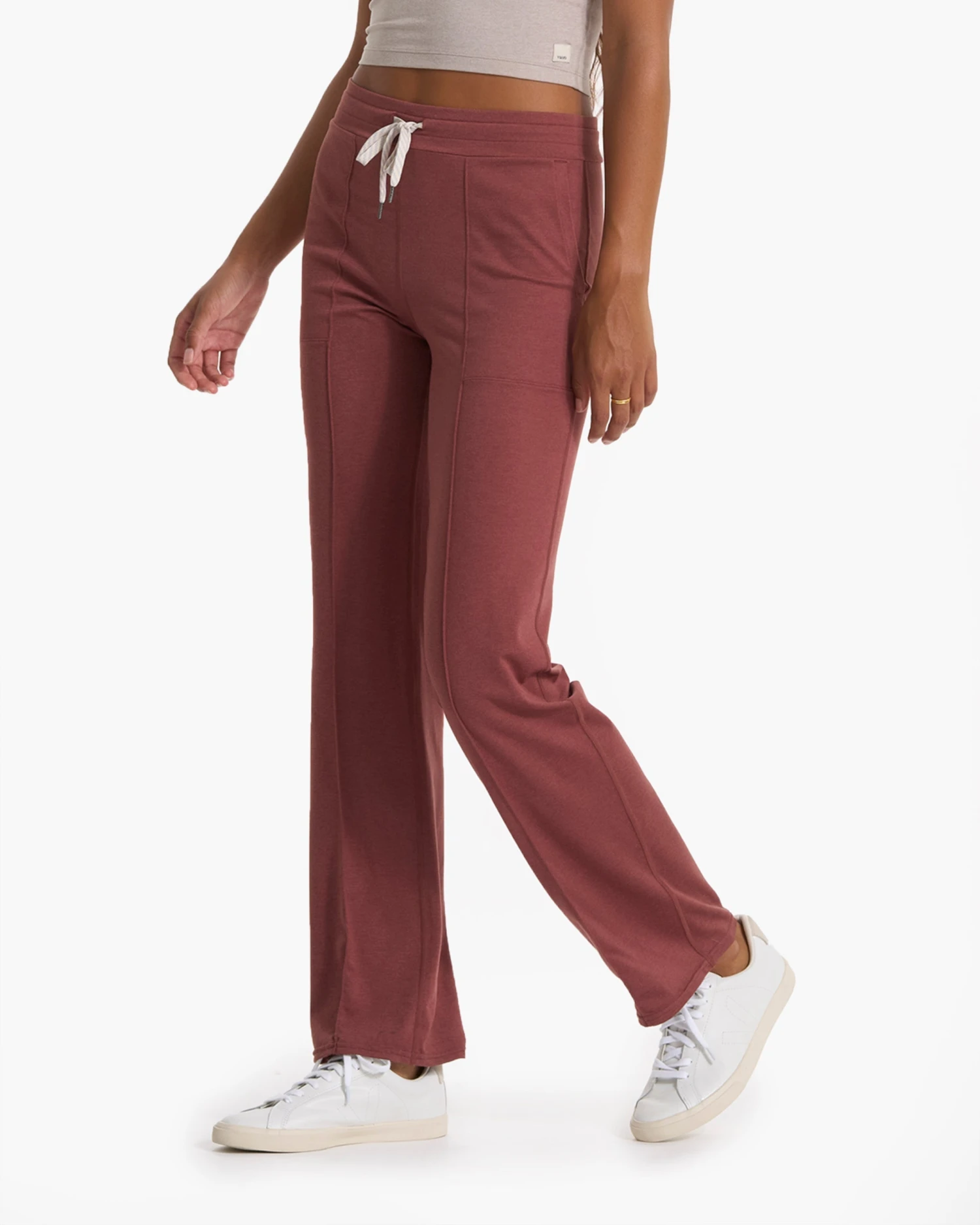 Halo Wide Leg Flare Pant | Rosewood Heather 3 Halo Wide Leg Flare Pant | Rosewood Heather