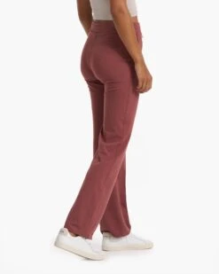 Halo Wide Leg Flare Pant | Rosewood Heather 15 Halo Wide Leg Flare Pant | Rosewood Heather -Chic Warp Sales VW425HRO FA22 W ECOMM BOTTOM 02648
