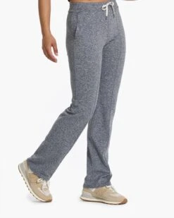 Halo Wide Leg Flare Pant | Heather Grey -Chic Warp Sales VW425HTG SP21 W ECOMM BOTTOM 3929