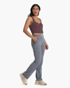 Halo Wide Leg Flare Pant | Heather Grey -Chic Warp Sales VW425HTG SP21 W ECOMM FULL 3887