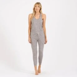 Lux Jumpsuit | Clay Heather