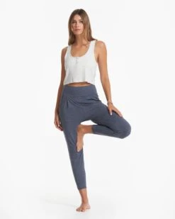Lux At Ease Pant | Azure Heather -Chic Warp Sales VW427HAZ SP23 W ECOMM BOTTOM 03935