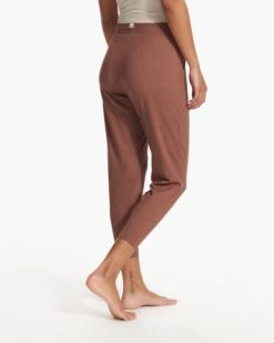 Lux At Ease Pant | Hazelnut Heather -Chic Warp Sales VW427HHZ FA23 W ECOMM PANTS BACK BOTTOMS 4