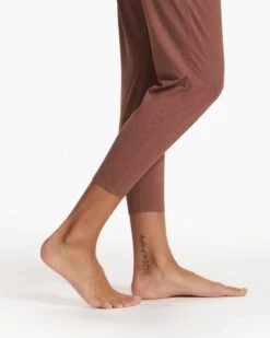 Lux At Ease Pant | Hazelnut Heather -Chic Warp Sales VW427HHZ FA23 W ECOMM PANTS DETAIL 5