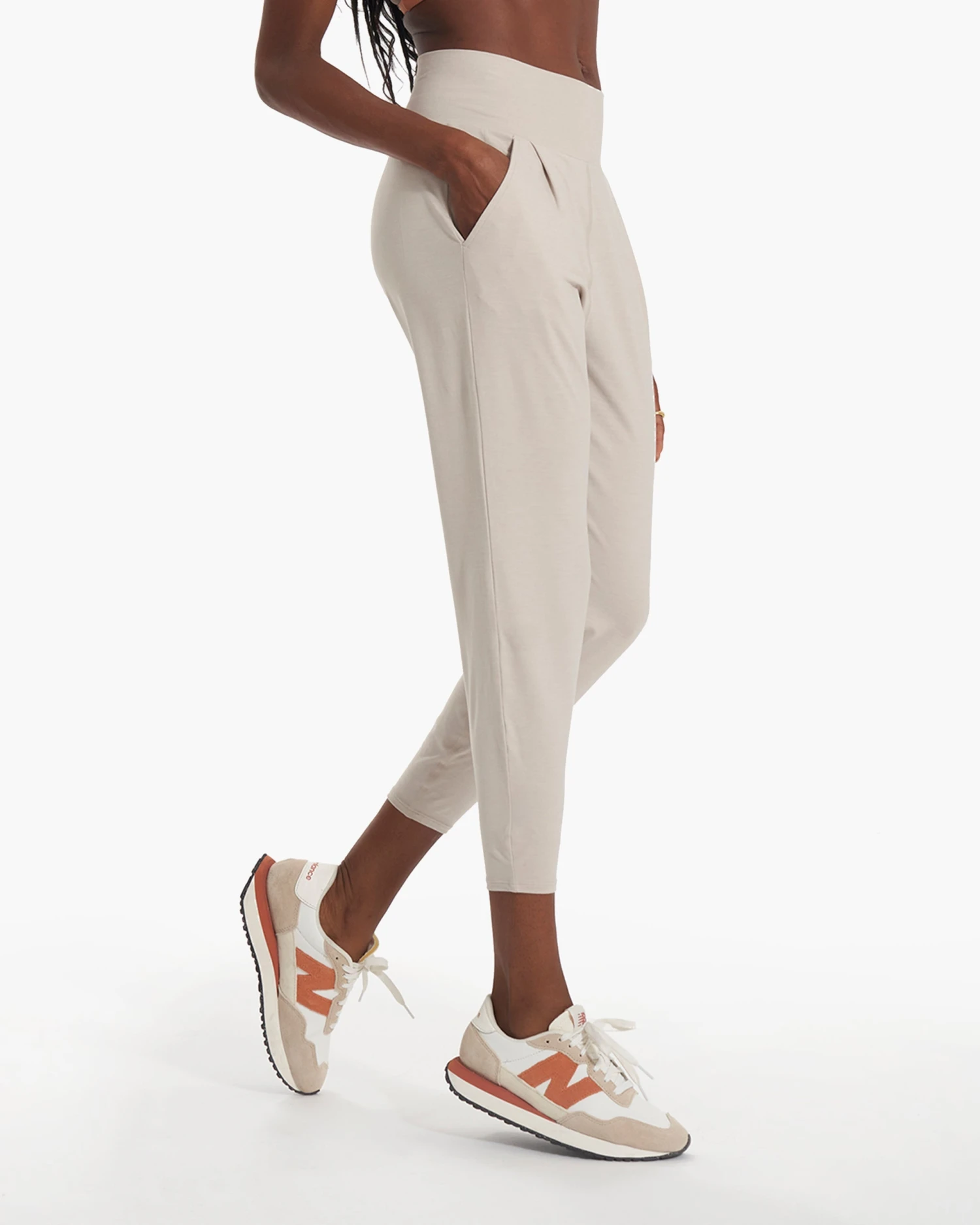 Lux At Ease Pant | Suede Heather 4 Lux At Ease Pant | Suede Heather - Image 2