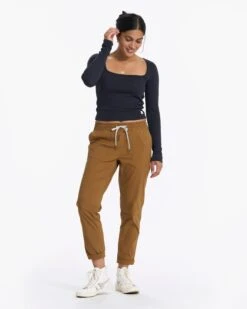 Vintage Ripstop Pant | Caramel -Chic Warp Sales VW450CAR 03403