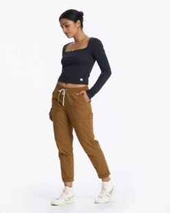 Vintage Ripstop Pant | Caramel -Chic Warp Sales VW450CAR 3396