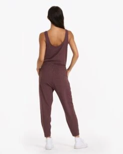 Lux At Ease Jumpsuit | Chestnut Heather 12 Lux At Ease Jumpsuit | Chestnut Heather -Chic Warp Sales VW458HCH 02676 1