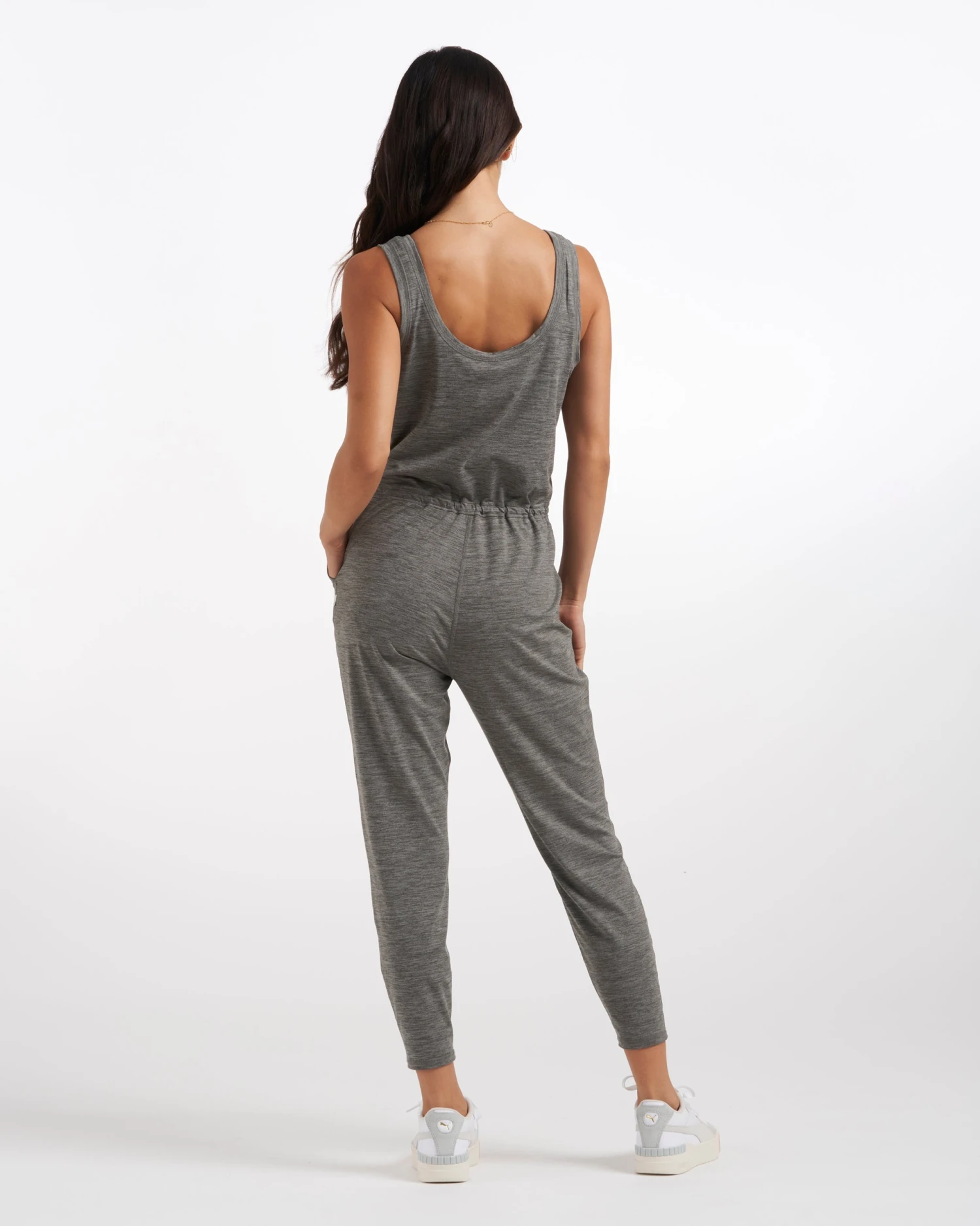 Lux At Ease Jumpsuit | Heather Grey 8 Lux At Ease Jumpsuit | Heather Grey - Image 6